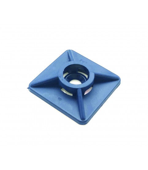 Detekovatelný samolepicí držák pro kabelové sponky