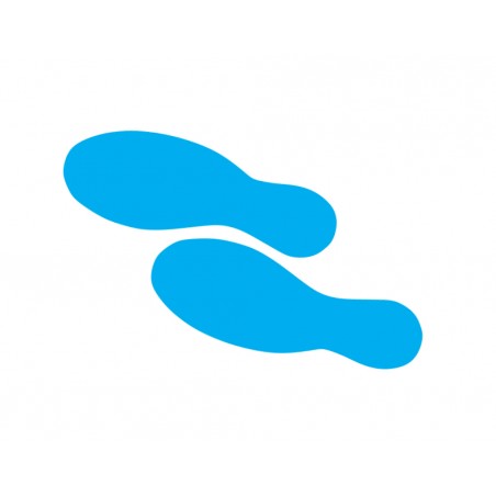 Podlahová značka chodídlo